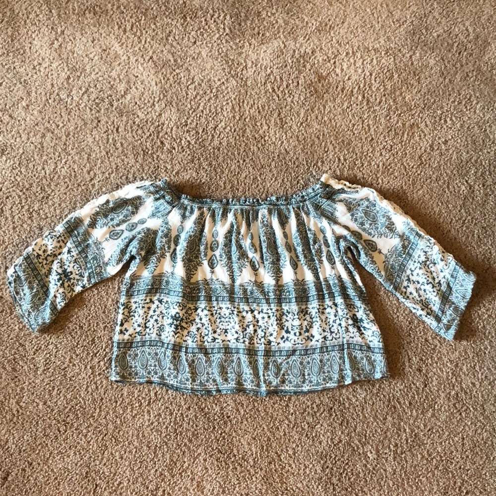 Off the shoulder shirt